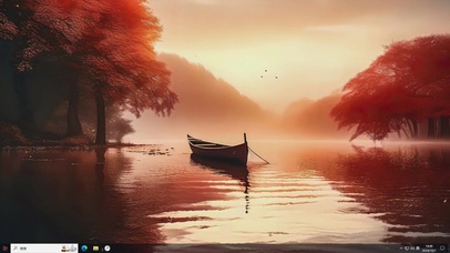 唯美夕阳-桌面主题