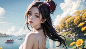 夏日清凉美女