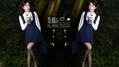 4K长腿制服美女