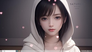4k兜帽美少女