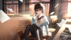 教室女孩