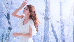 治愈唯美冬季女神