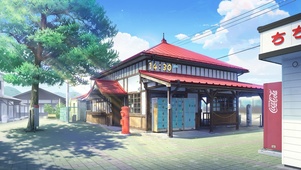 4K唯美治愈日系动漫街道