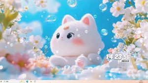 可爱猫咪桌面面主题