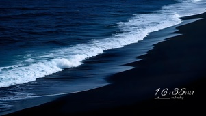 极简沙滩海浪