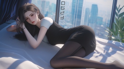 娴静犹如花照水