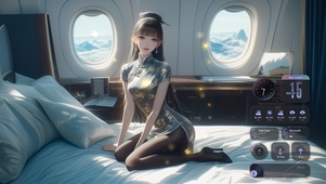 她像雨后的玻璃窗