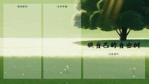 做自己的自由树分区桌面