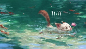 神兽送你小花花
