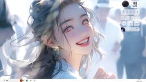 笑靥如花