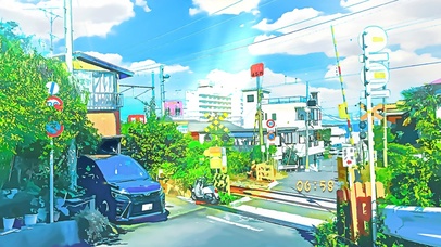 4K 日式海边小镇