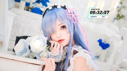 4K清纯性感动漫美少女