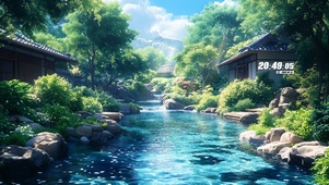 夏日溪水山庄