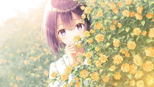 花与少女