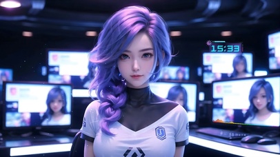 4k电竞可爱女神