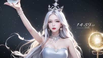 唯美长发公主女孩