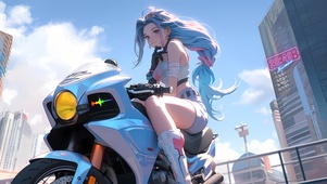 机车女神 