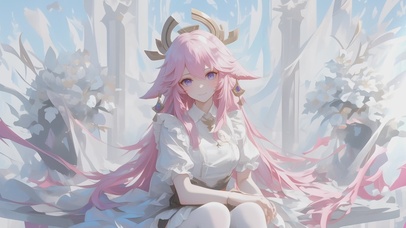 可爱小清新女孩