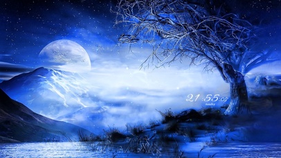 治愈唯美夜空流星雨