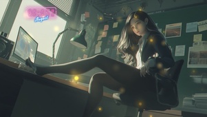 笑容如同深海中的珍珠
