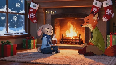 朱迪与尼克一起过圣诞