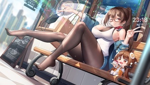 夏日阳光美少女