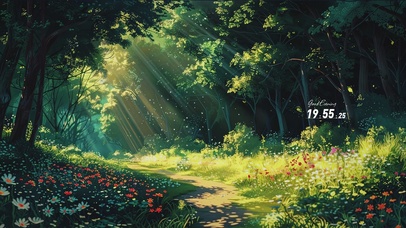 森林护眼AI壁纸