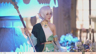 cos二次元JK少女变装 精灵