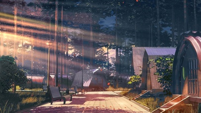 4K唯美治愈安静森林风景