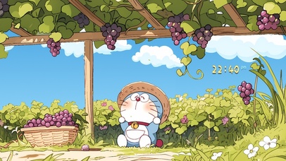 摘葡萄的哆啦A梦