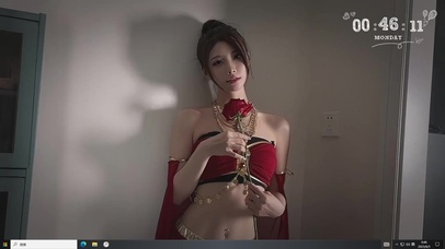  4K异域美女 清纯长发性感
