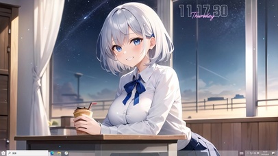 4k折纸纯欲美少女