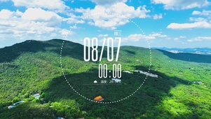 4K治愈蓝天白云山川