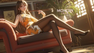 宛如秋日的阳光透过树叶的斑驳