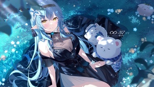 4K夜间美少女