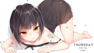 齐肩短发小萝莉