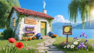 唯美海滨小屋