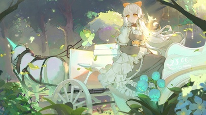 4k 治愈唯美森林精灵少女