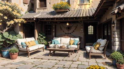 午后小院下午茶