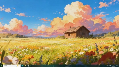 护眼花草树木桌面主题