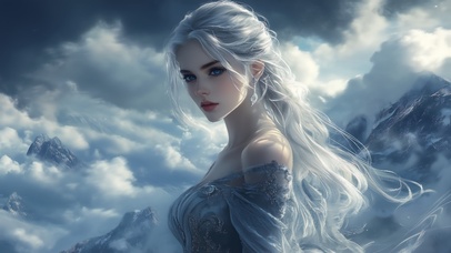 治愈梦幻游戏CG美女