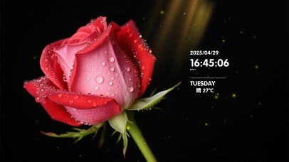 简约唯美玫瑰桌面