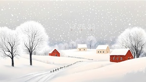 雪景小屋