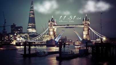 都市码头（带时钟）