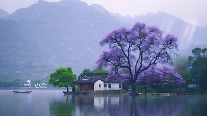 日有小暖 湖有小屋