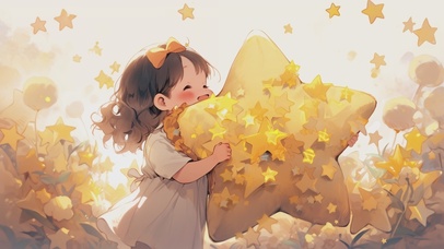 你是一颗闪亮的星星