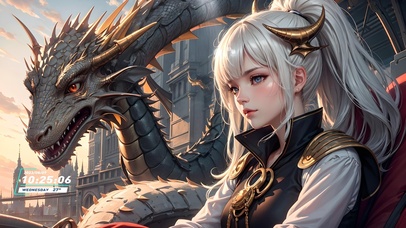 唯美龙少女（带时间）