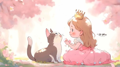 公主与猫咪