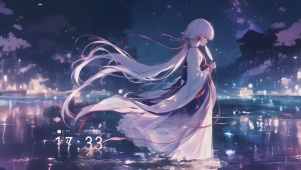 浪漫古风樱花女孩