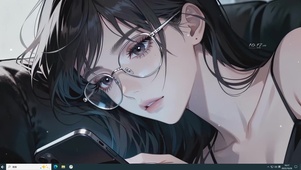 清纯刷手机女孩主题